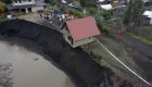 Mira cómo esta casa terminó al borde del derrumbe en Chile