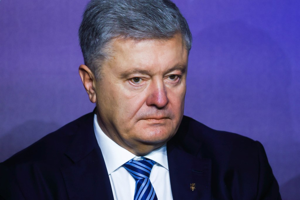 Petro Poroshenko, expresidente de Ucrania, en una imagen durante el Congreso Económico Europeo celebrado en Katowice, Polonia, el 24 de abril. (Foto: Beata Zawrzel/NurPhoto/Getty Images)