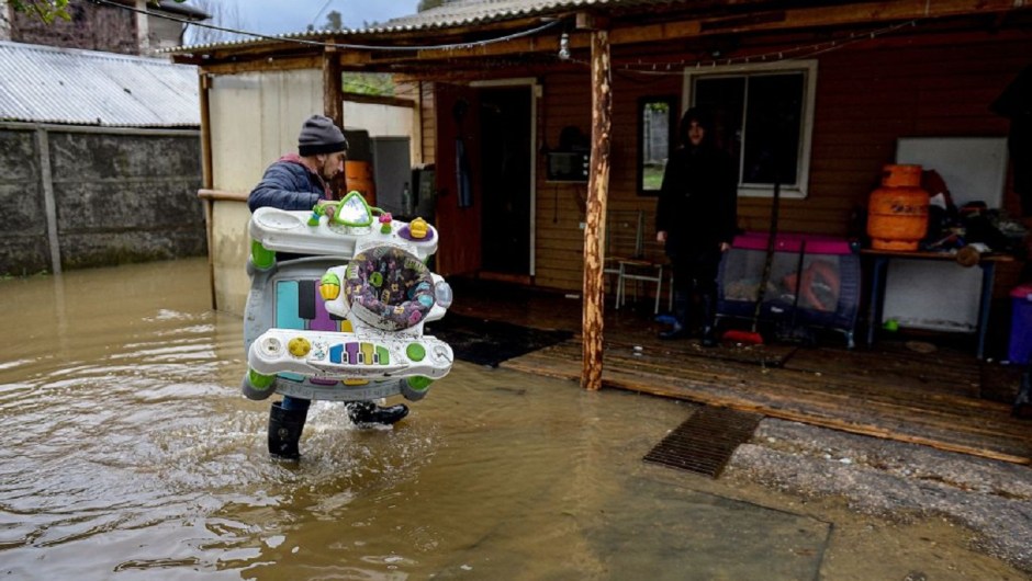 Chile sufre varias inundaciones.