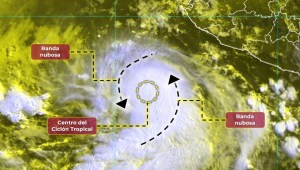 Adrián es el primer ciclón con nombre del Pacífico en 2023 y también el primer huracán de la temporada en este océano. (Crédito: Servicio Meteorológico Nacional)