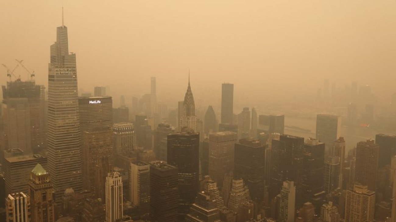 New York suffers from some of the worst air pollution in the world.  This is the reason