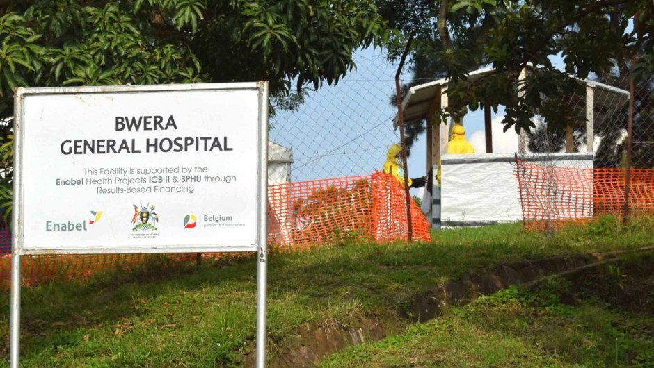Some of the injured have been taken to Bwera General Hospital in Bwera, Uganda.  (Credit: Samuel Mambo/Reuters)