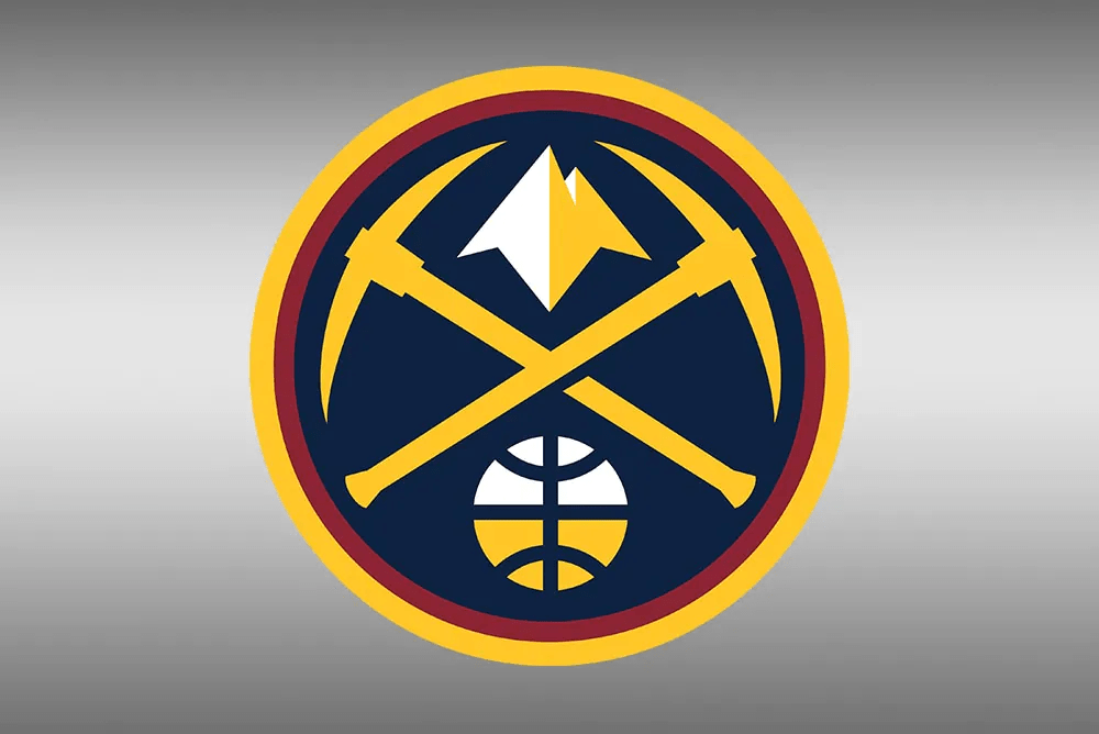 El Escudo de las Nuggets.  (Crédito: NBA)