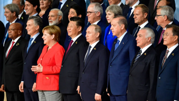 Xi Jinping asiste a la cumbre de líderes mundiales del G20 en Hamburgo, Alemania, el 7 de julio de 2017. (Foto: Tobias Schwarz/AFP/Getty Images)