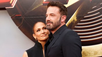 Jennifer Lopez y Ben Affleck en el estreno en Los Ángeles de 'The Flash' a principios de este mes. (Michael Tran/AFP/Getty Images)