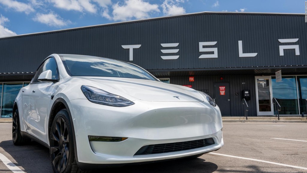 Tesla shares rise after sales results