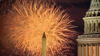 Mira los fuegos artificiales que iluminaron Washington por el 4 de Julio