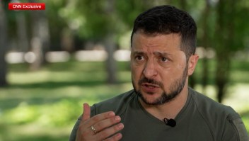 Volodymyr Zelensky, en entrevista exclusiva con CNN