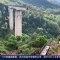 Un puente ferroviario se derrumba por las fuertes lluvias en China