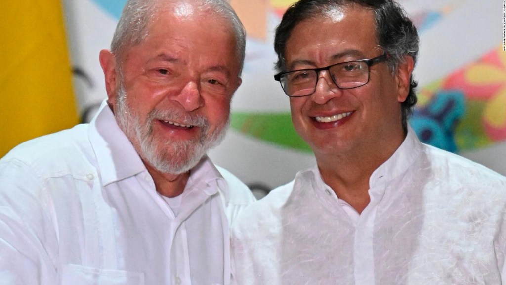 What topics did Gustavo Petro and Lula da Silva discuss when they met?