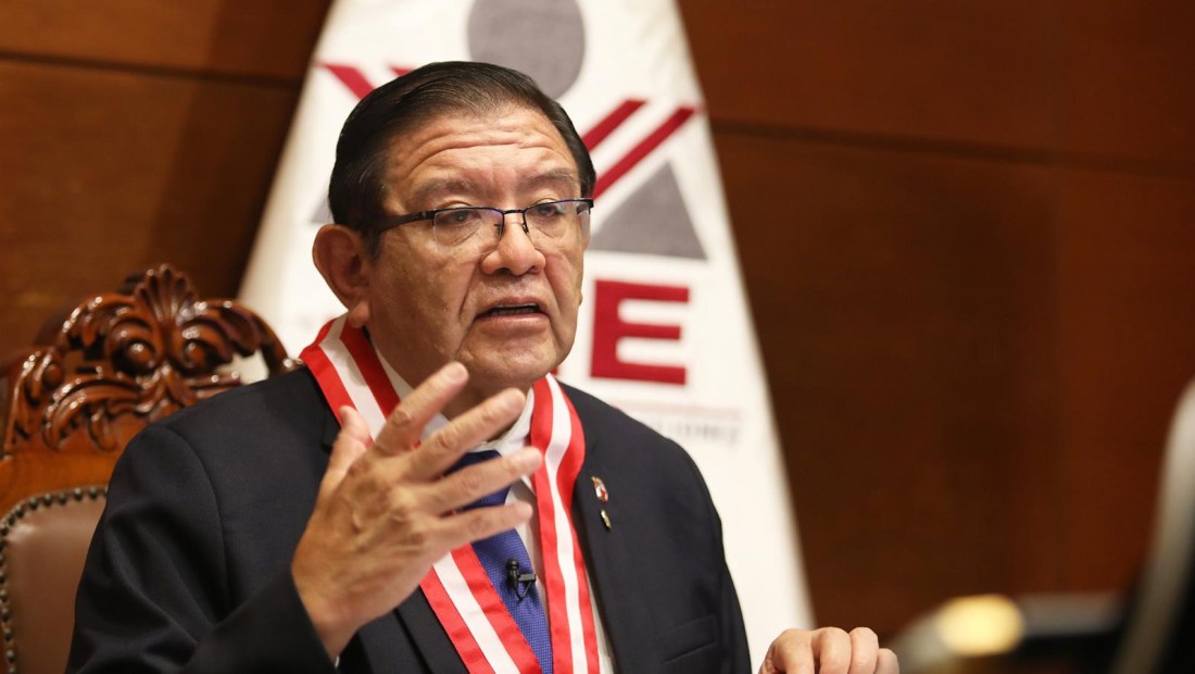 Perú: amenazan de muerte al presidente del Jurado Nacional de Elecciones