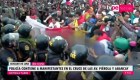 Manifestantes piden nuevamente la renuncia de la presidenta de Perú