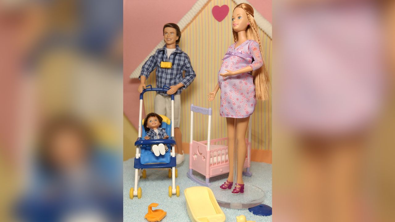 Muñeca Barbi Embarazada Familia Ken Set Juego Grande Niñas Juguetes