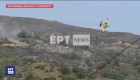 Avión que combatía un incendio se estrella en Grecia