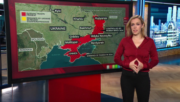 Mira en el mapa el avance de Ucrania en "áreas críticas"