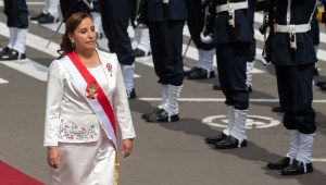 Boluarte da su mensaje durante el Día de la Independencia en Perú
