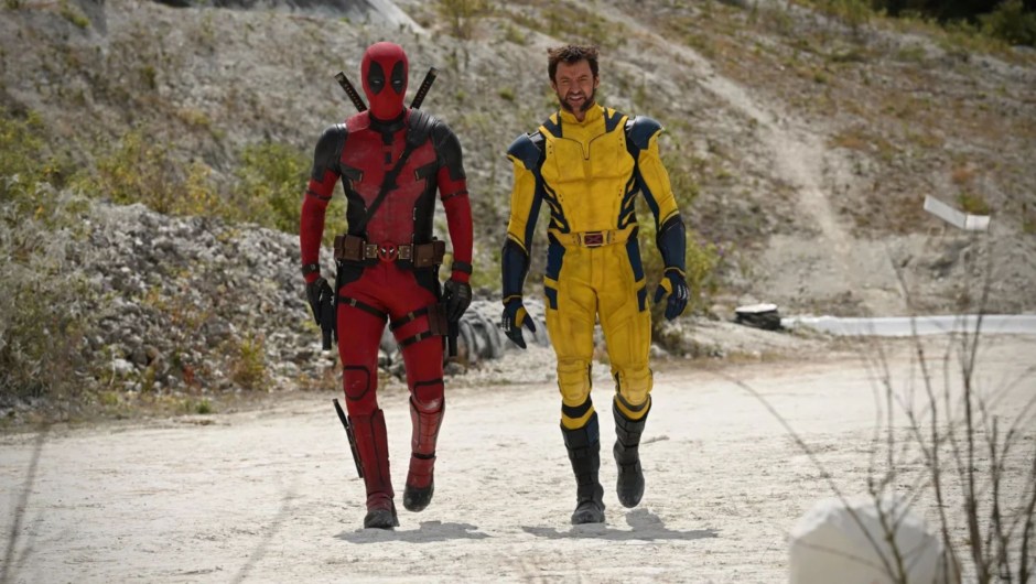 Ryan Reynolds y Hugh Jackman en 'Deadpool 3. (Crédito: de la película Deadpool)