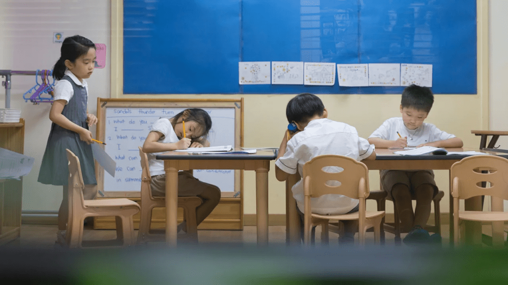Niños estudian en una academia privada hagwon en Seúl, Corea del Sur, el 10 de agosto de 2016. (Foto: Yelim Lee/AFP/Getty Images)