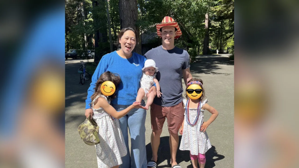 Meta CEO'su Mark Zuckerberg, 4 Temmuz 2023'te ailesiyle birlikte. (Kaynak: zucker/Instagram)