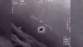 Video de un fenómeno anómalo no identificado, o FANI, difundido anteriormente por el Departamento de Defensa. (Crédito: Departamento de Defensa de EE.UU.)