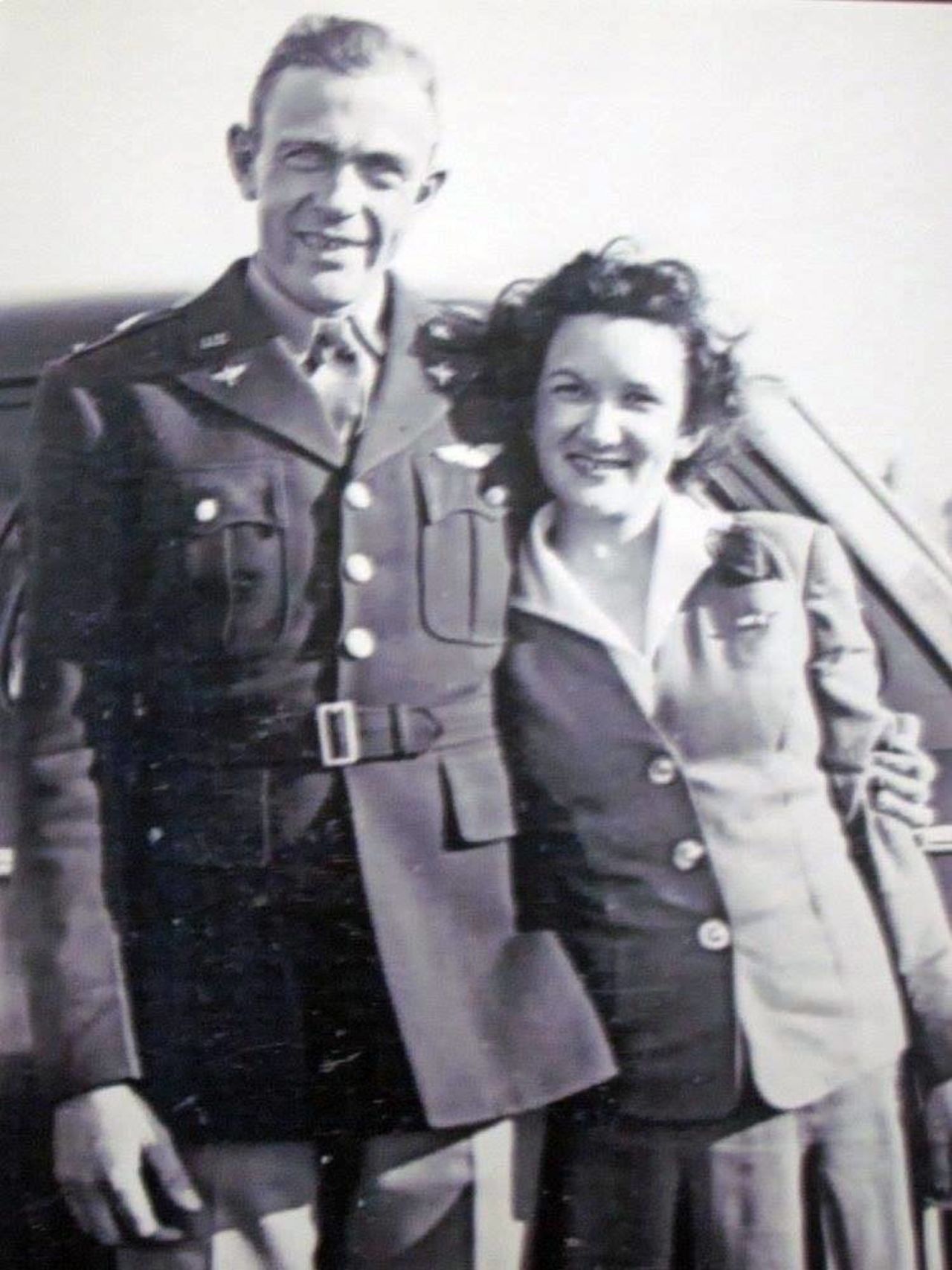 Richard Christenson con su novia Ruth.  (Cortesía de Marie Janiszewski)