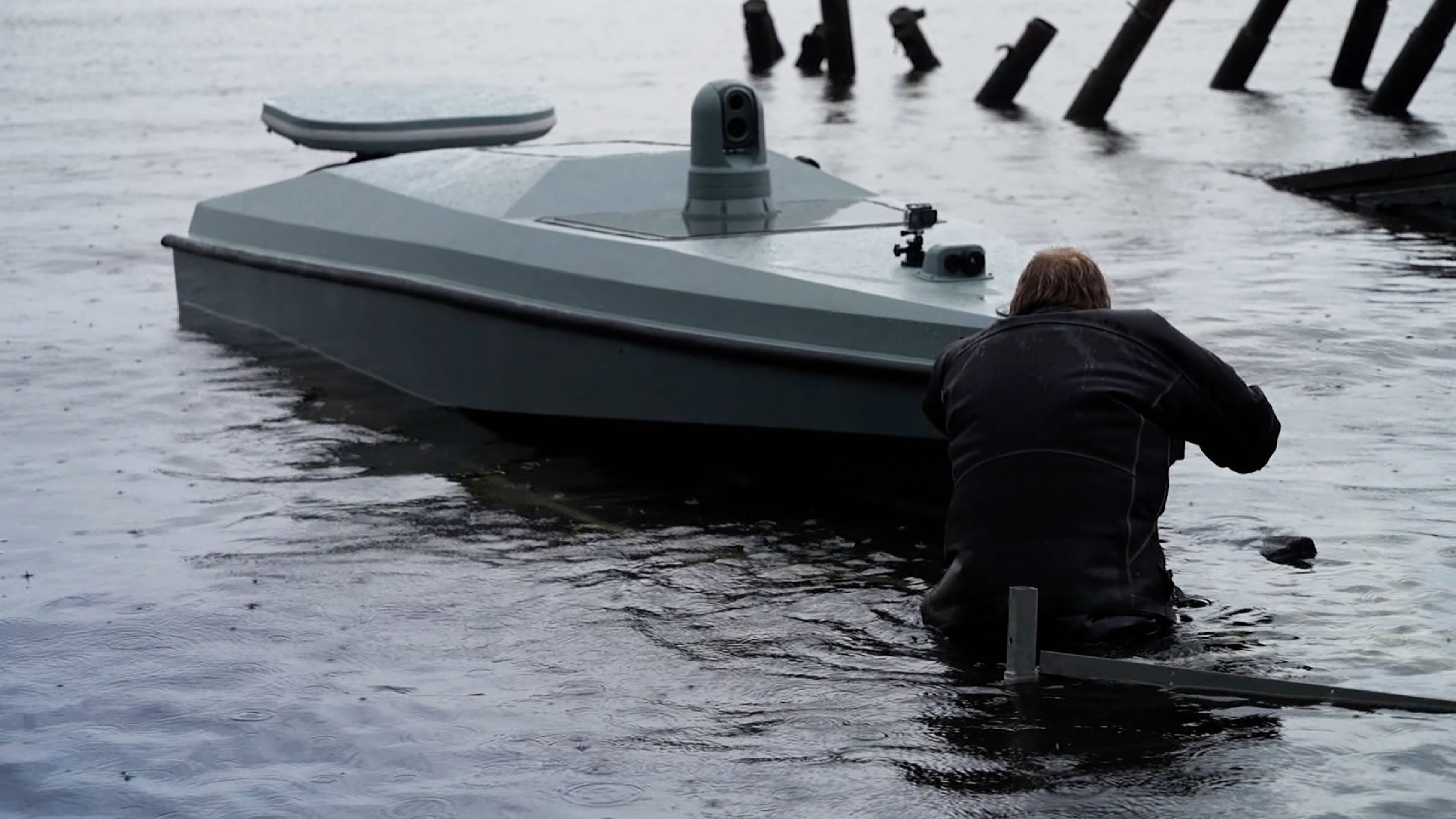 Exclusiva: así operan los drones marinos de Ucrania en el mar Negro