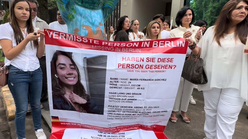 Alemania realizará autopsia a María Fernanda Sánchez