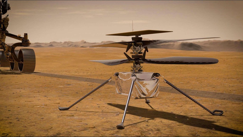 Nuevas imágenes captadas por el Ingenuity en Marte