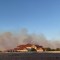 Incendio forestal destruye un edificio en Texas