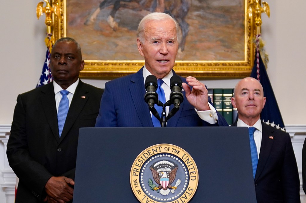 El presidente Joe Biden habla en la Casa Blanca el miércoles 30 de agosto. (Foto: Evan Vucci/AP)