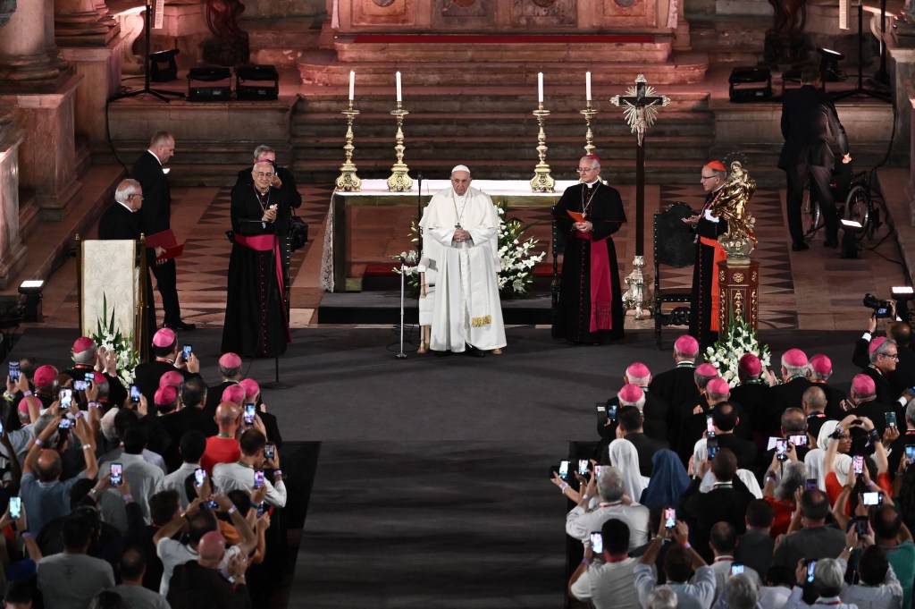 El papa Francisco en Lisboa este miércoles. (Foto: Marco Bertorello/AFP/Getty Images)