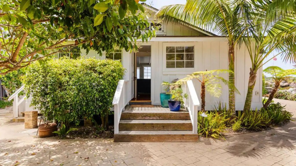 The beach house is located in Santa Barbara, California.  (credit: Airbnb)