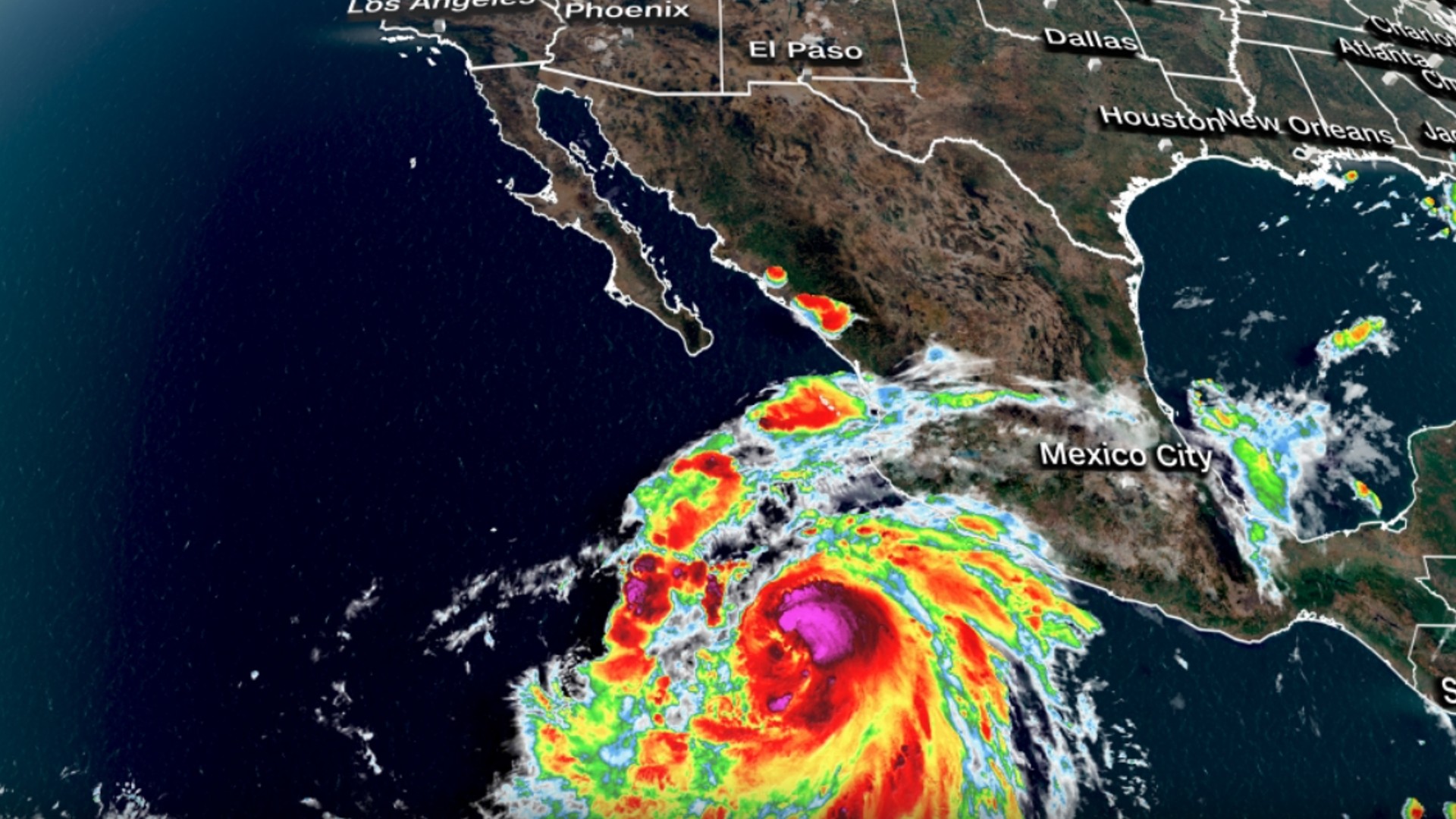 El huracán Hilary se intensifica a categoría 4