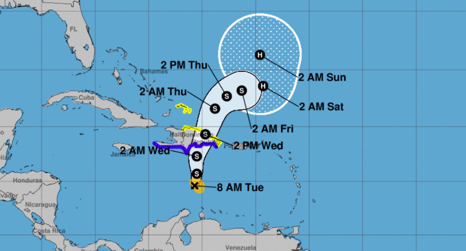 Tormenta Franklin ¿cuándo se convertirá en huracán y dónde tocará tierra?