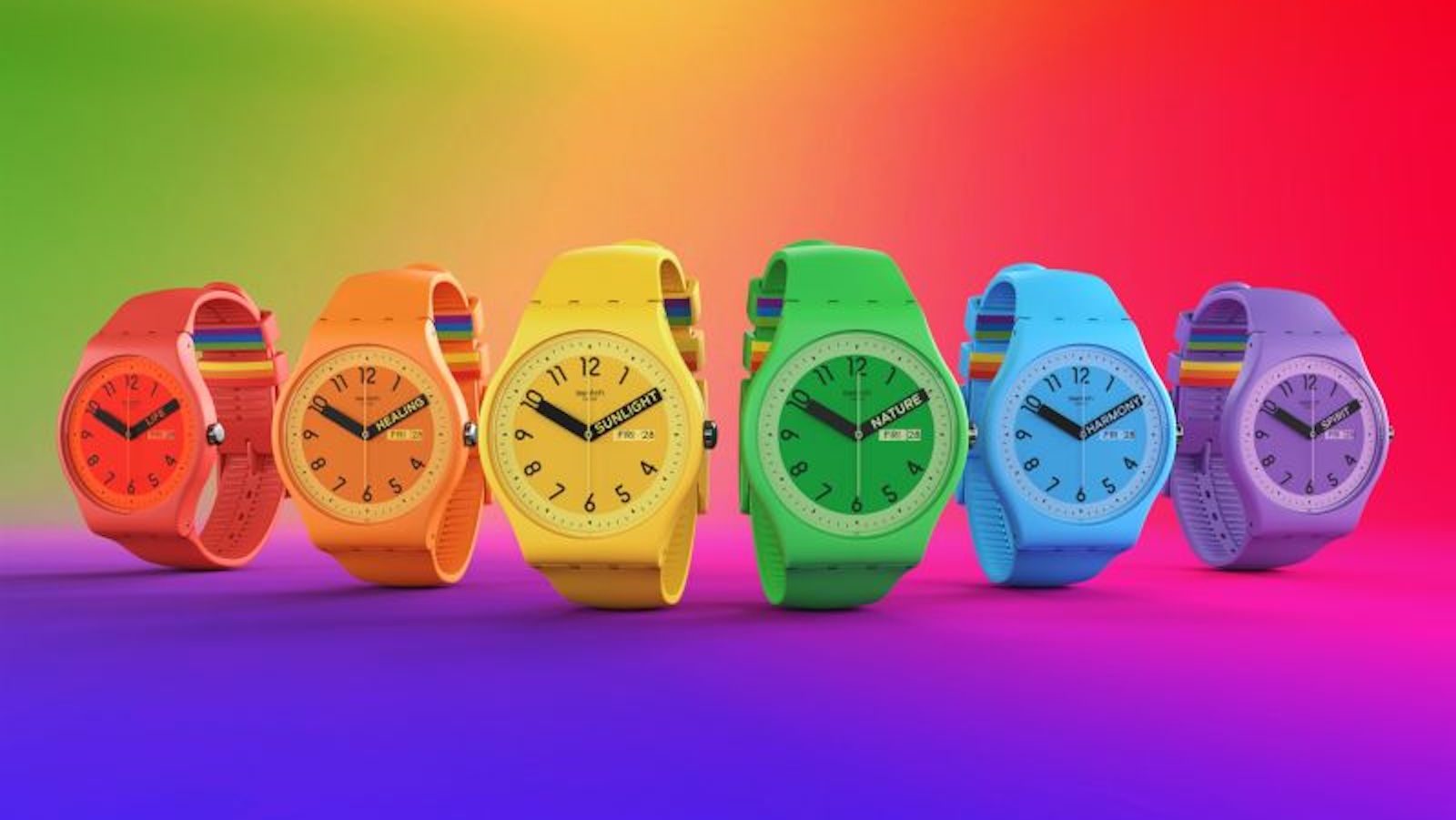 Usar un reloj Swatch arcoíris en Malasia podría hacerte enfrentar
tres años en la cárcel