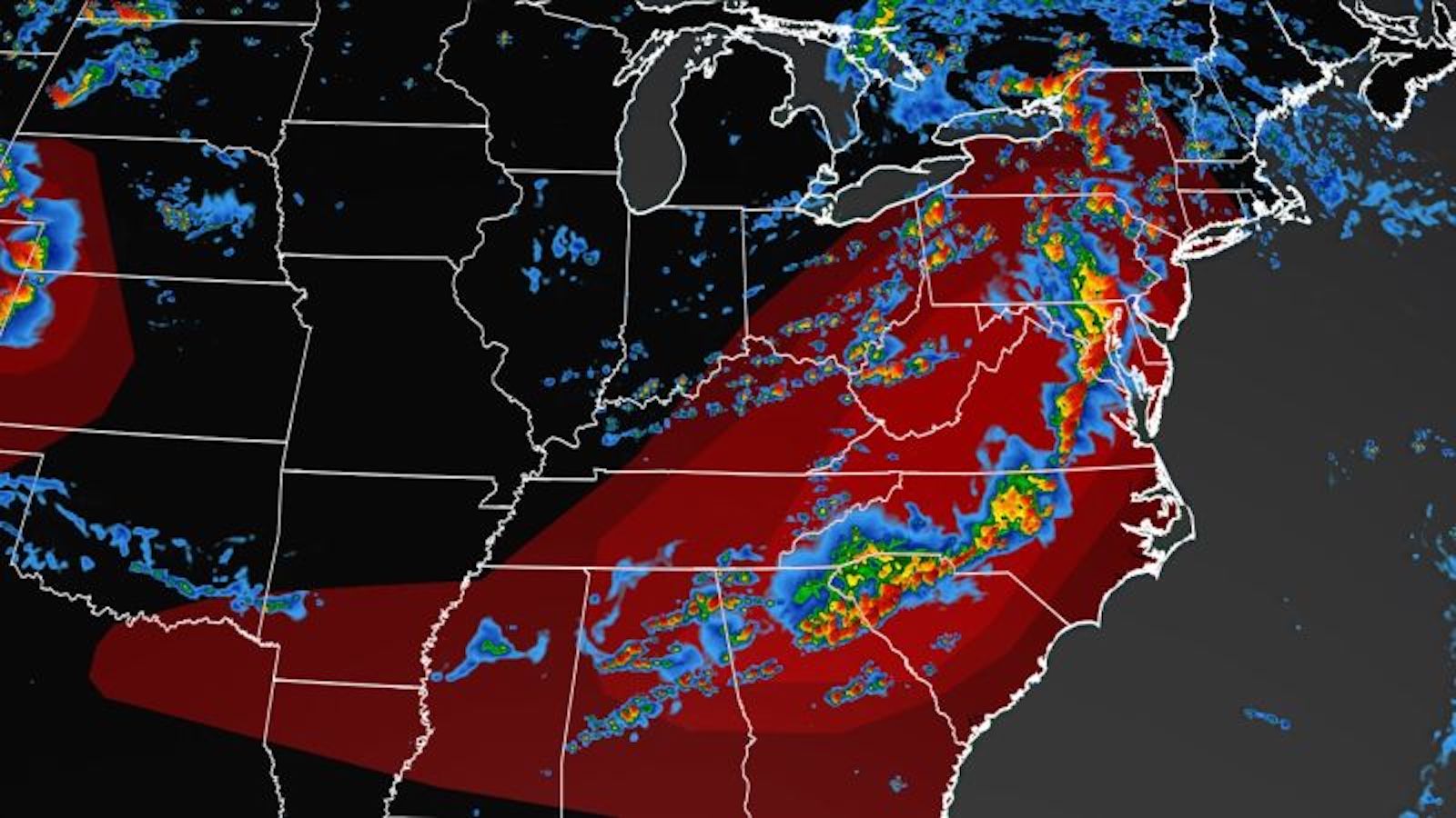 Severe thunderstorms threaten 120 million people in eastern US as ...