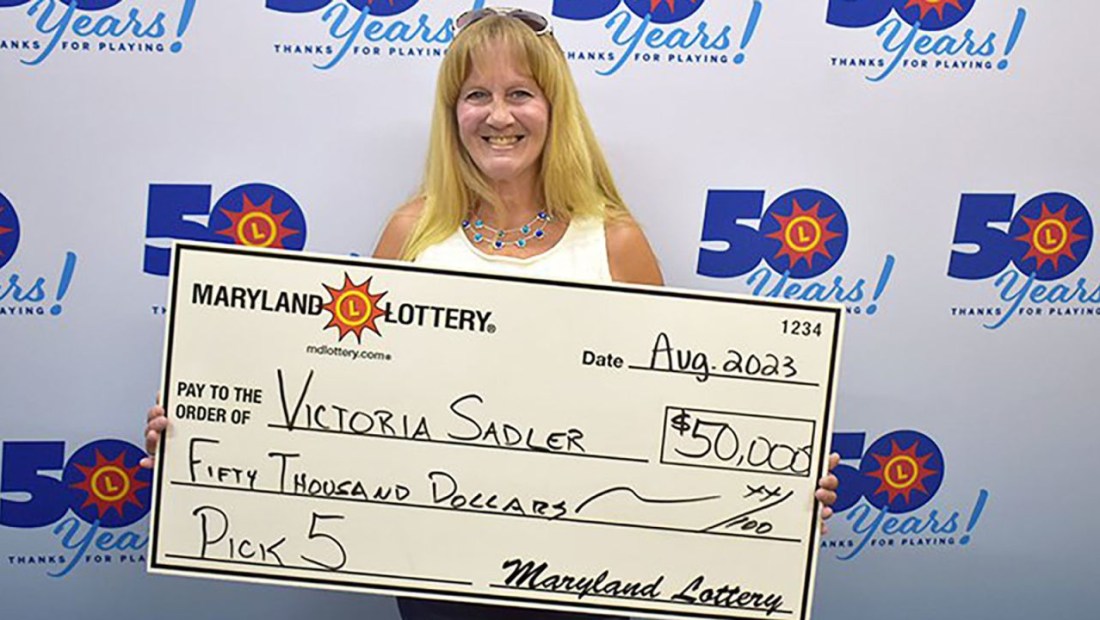 Victoria Sadler compró un boleto ganador de US$1 de Pick 5. (Crédito: Lotería de Maryland)