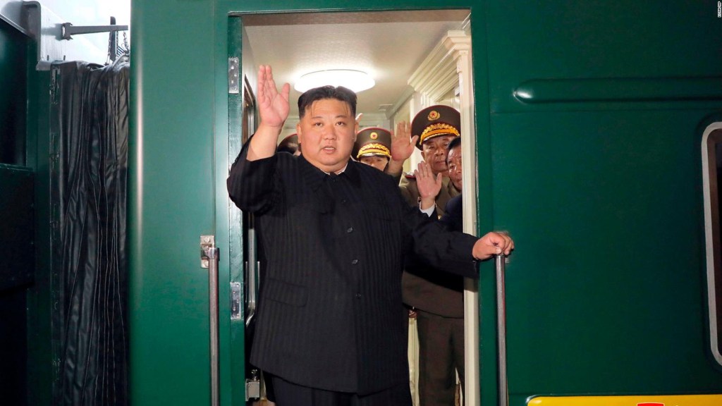 Kim Jong Un llega a Rusia para reunirse con Putin