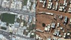El antes y el después de las inundaciones en Libia