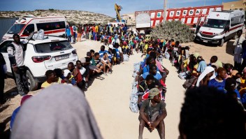 migrantes lampedusa italia
