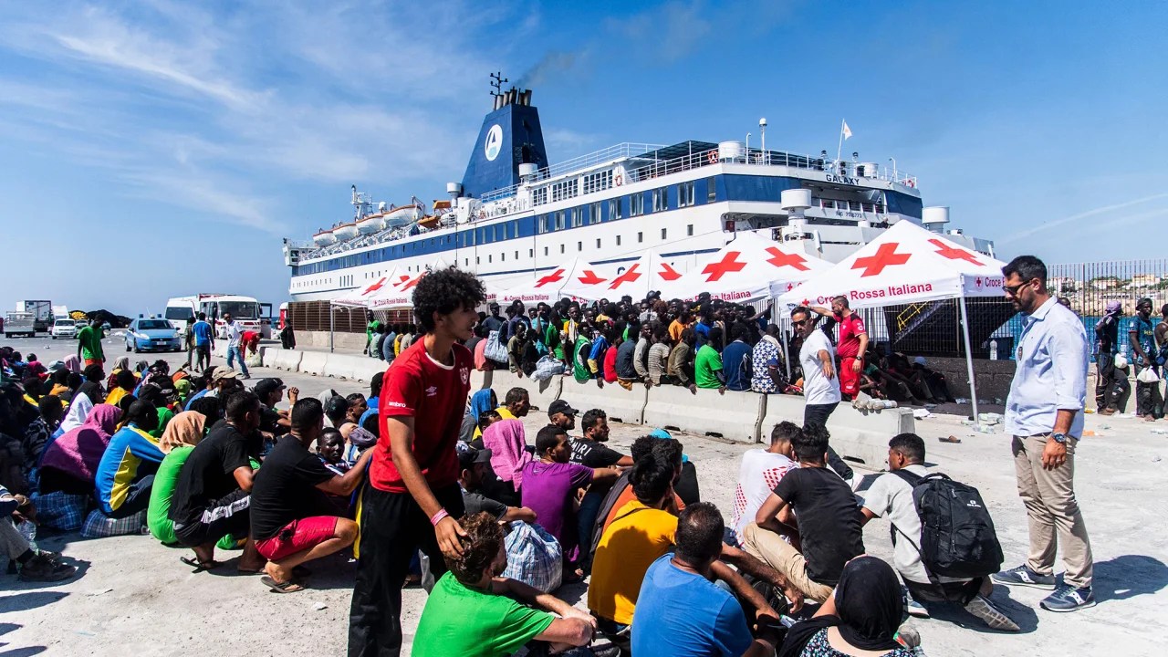 Lampedusa migrante