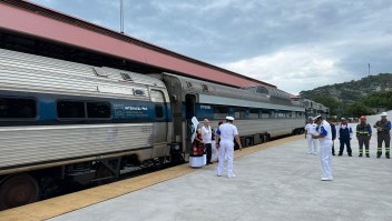 Tren Interoceánico realiza su primer recorrido de prueba con AMLO
