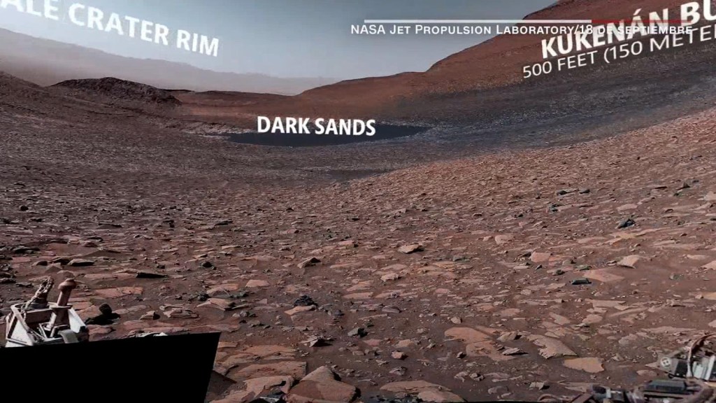 Comparten una impresionante vista 360° de Marte