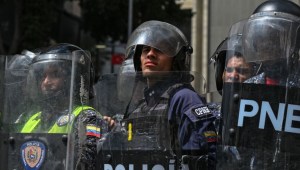 Policía de Venezuela en febrero de 2023. (Foto: FEDERICO PARRA/AFP vía Getty Images)