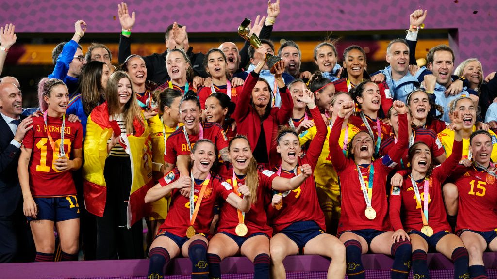 La selección española de fútbol se consagró campeona del mundo.(Jose Breton/Pics Action/NurPhoto via Getty Images)