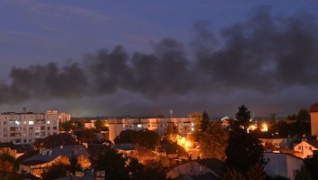 Rusia atacó con drones la ciudad de Lviv, en el oeste de Ucrania.