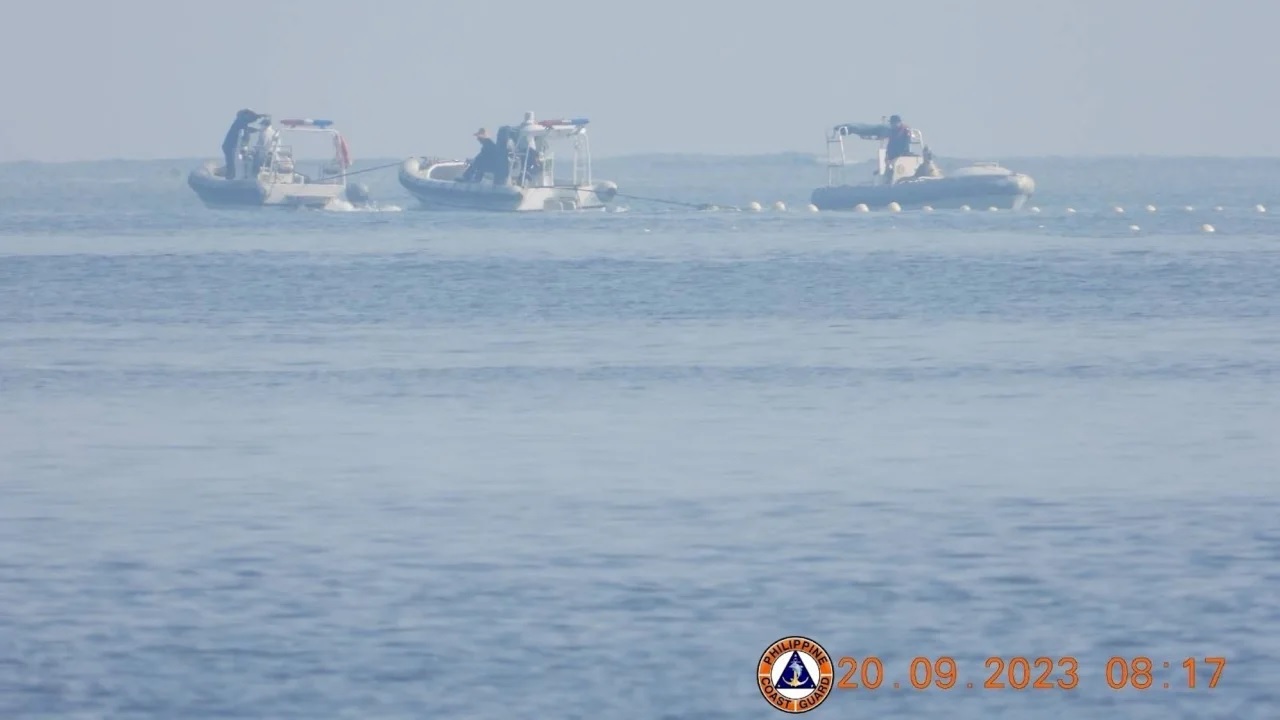 Filipinas acusa a China de instalar barrera flotante en el disputado
mar de China Meridional