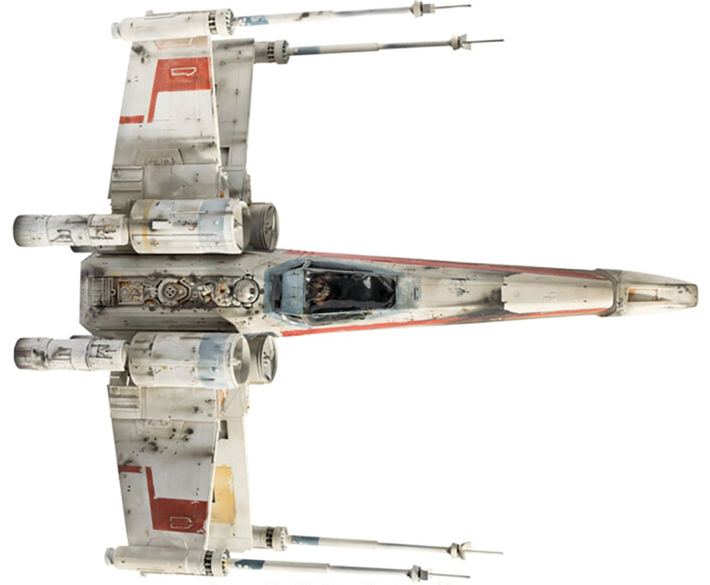 El modelo finamente detallado se utilizó en primeros planos de la película "Star Wars IV - A New Hope". (Foto: Heritage Auctions)