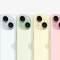 Los colores del iPhone 15 y el iPhone 15 Plus. (Crédito: Apple)