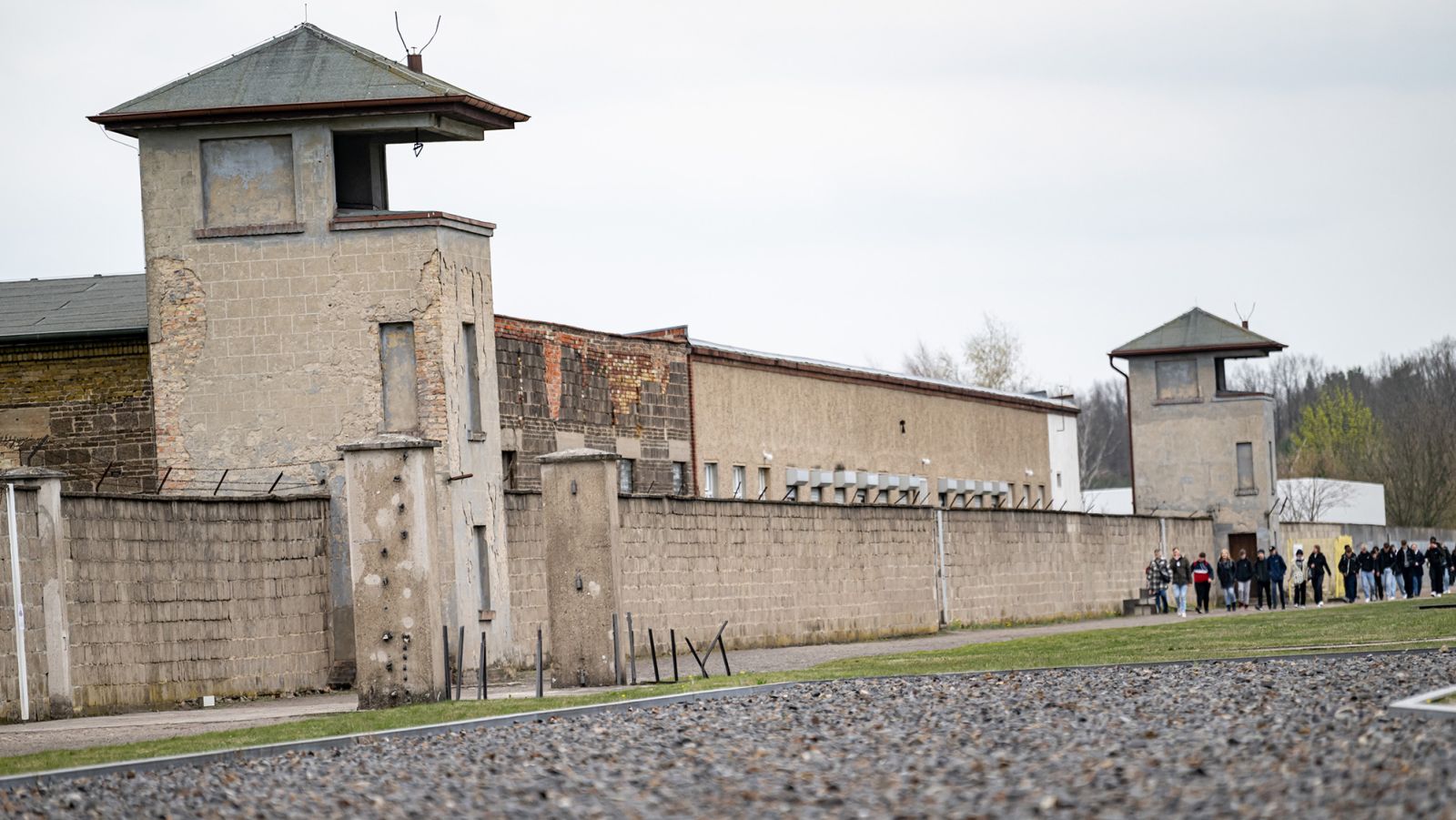 Campo de concentración nazi Sachsenhausen.